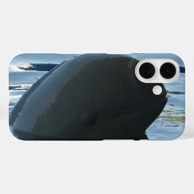 Irrawaddy Dolphin Peek-A-Boo Case-Mate iPhone Case (Back (Horizontal))