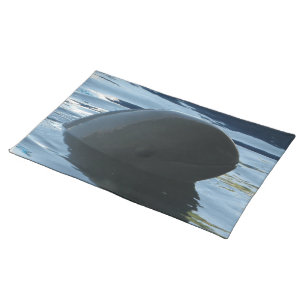 Irrawaddy Dolphin Peek-A-Boo Cloth Placemat