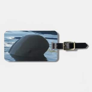 Irrawaddy Dolphin Peek-A-Boo Luggage Tag