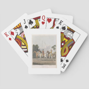 Irregular Cavalry, Bengal Army 1817, plate 5 from Poker Cards