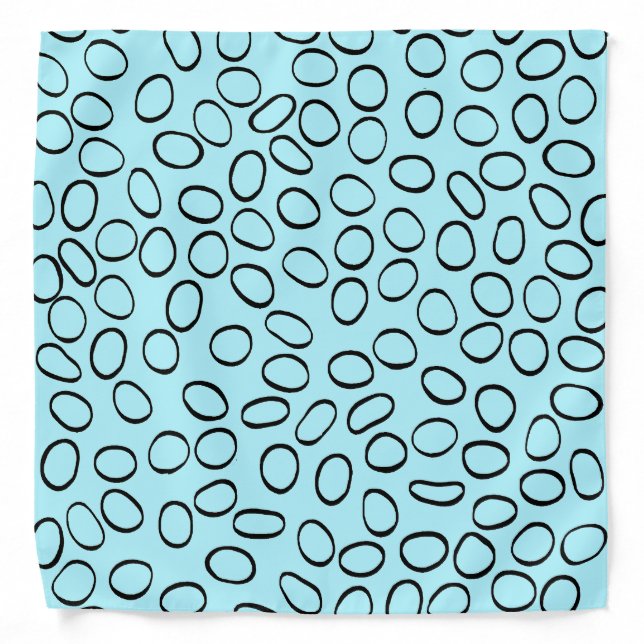Irregular Circle Pattern Bandana (Front)