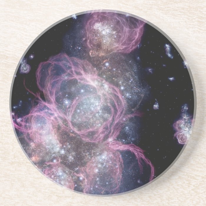 Irregular Dwarf Galaxy Zwicky Beverage Coaster