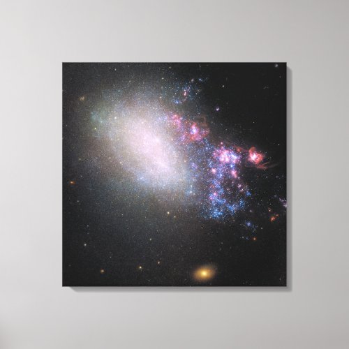 Irregular Galaxy Ngc 4485 Canvas Print