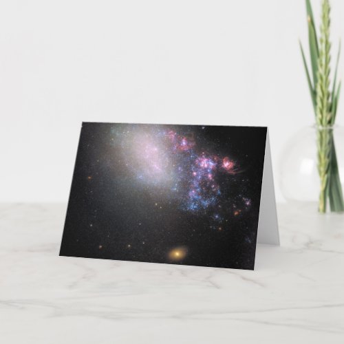 Irregular Galaxy Ngc 4485 Card