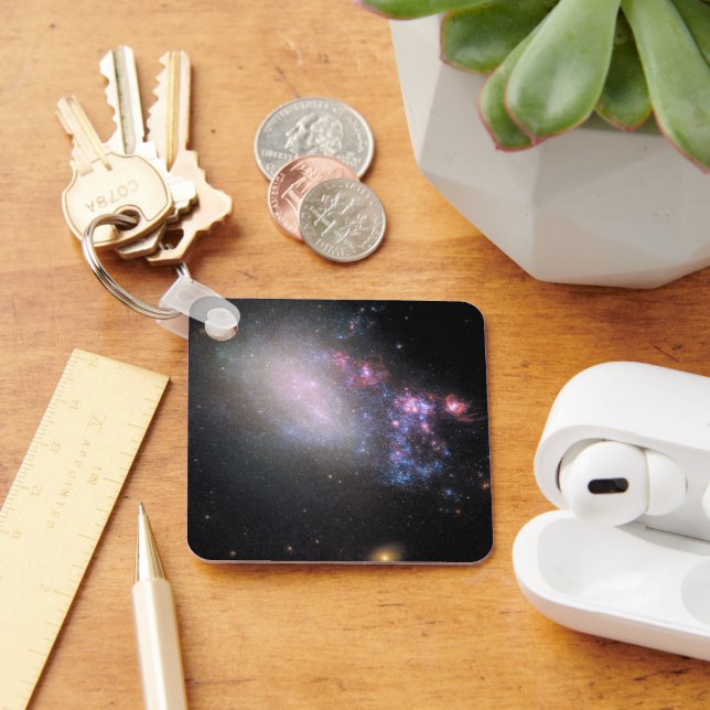 Irregular Galaxy Ngc 4485 Keychain (Desk)