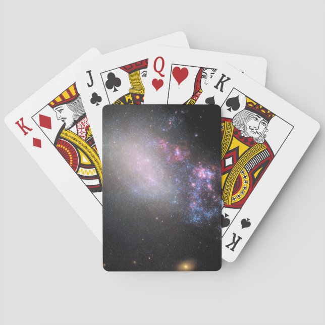 Irregular Galaxy Ngc 4485 Poker Cards (Back)