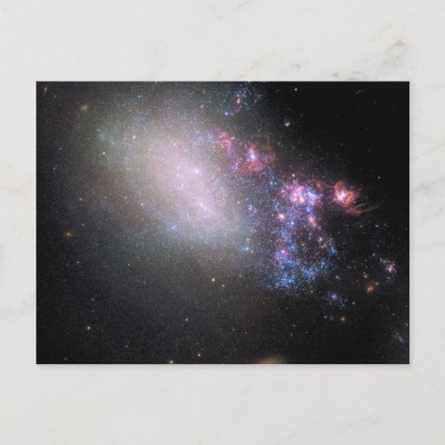 Irregular Galaxy Ngc 4485 Postcard