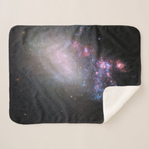Irregular Galaxy Ngc 4485 Sherpa Blanket