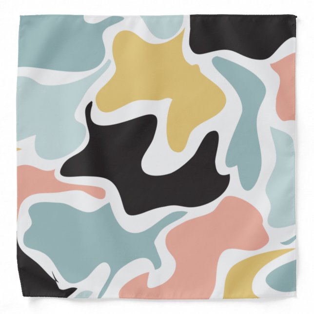 Irregular Pattern Design Bandana (Front)