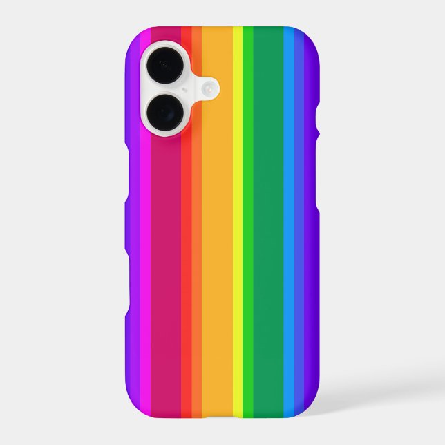Irregular rainbow stripes Case-Mate iPhone case (Back)