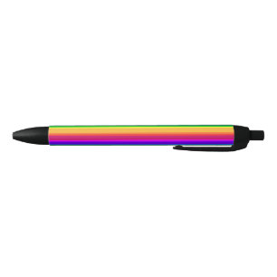 Irregular rainbow stripes pen