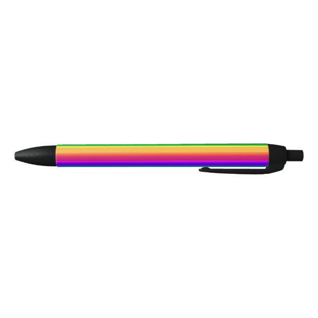 Irregular rainbow stripes pen (Bottom)