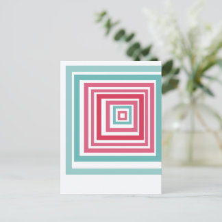 Irregular Squares  Postcard