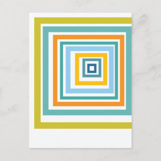 Irregular Squares  Postcard