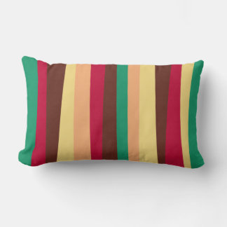 Irregular Stripes 02 (Vertical) Lumbar Pillow
