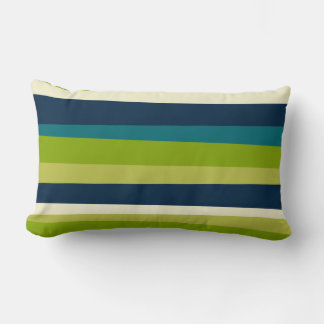 Irregular Stripes 03 (Horizontal) Lumbar Pillow