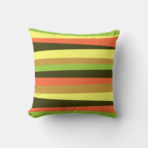 Irregular Stripes Horizontal Throw Pillow