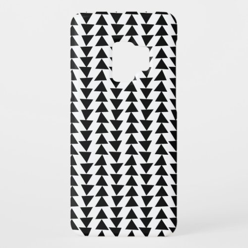 Irregular Triangles _ Black on White Case_Mate Samsung Galaxy S9 Case