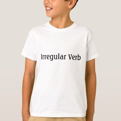 Irregular Verb T_Shirt