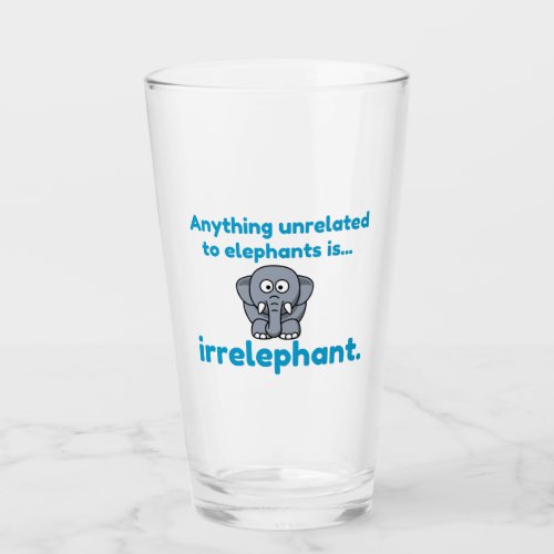 Irrelephant elephant glass