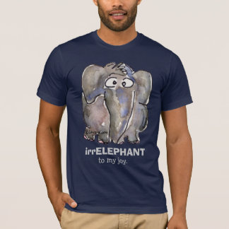 irrELEPHANT to my joy cartoon Dark T Shirt