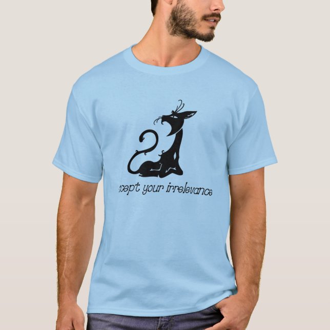 Irrelevant Cat shirt (Front)