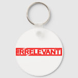 Irrelevant Stamp Keychain