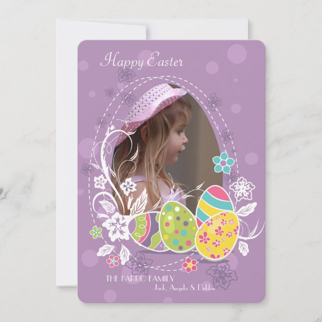 Irreplaceable Photo Easter Card (Front)