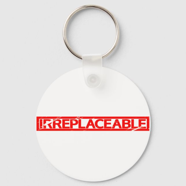 Irreplaceable Stamp Keychain (Front)