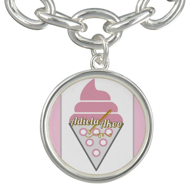  Irresistible Ice Cream Charm Bracelet  (Design)