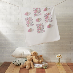 Irresistible Ice Cream Liquorice Baby Blanket