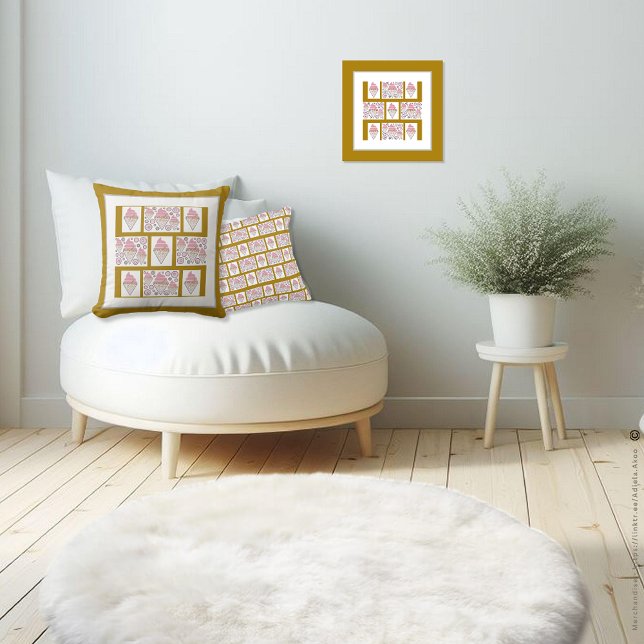 Irresistible Ice Cream Liquorice n Caramel Acrylic Print (Shop Irresistible Ice Cream Liquorice n Caramel Pillows & Acrylic Wall Print by Poet Adiela Akoo now)