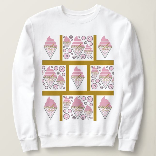 Irresistible Ice Cream Liquorice n Caramel  Sweatshirt (Design Front)