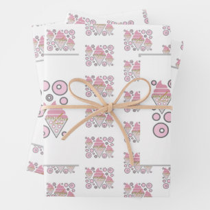 Irresistible Ice Cream Liquorice Wrapping Paper
