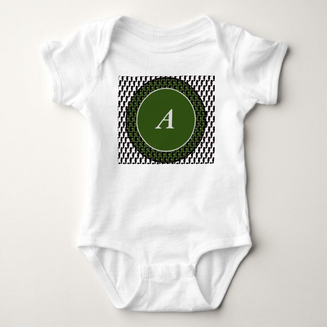 Irresistible Ice Cream Melted Macha Sprinkles Baby Bodysuit (Front)