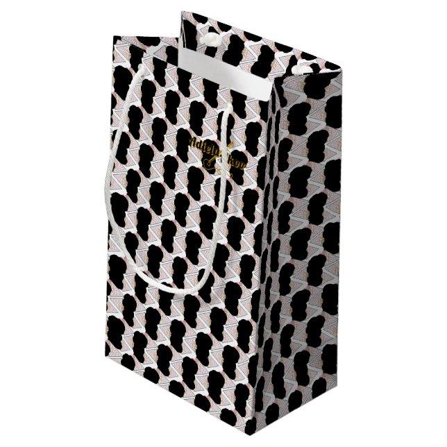 Irresistible Ice Cream Melted Sprinkles Gift Bag (Back Angled)