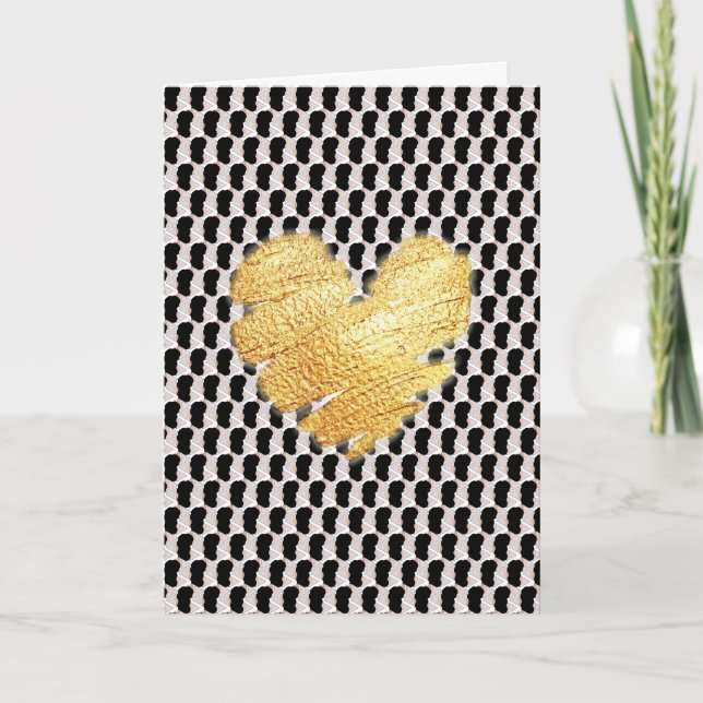 Irresistible Ice Cream Melted Sprinkles Heart Card (Front)