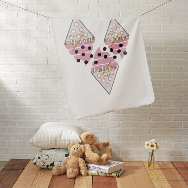 Irresistible Ice Cream Sprinkles Baby Blanket (In Situ)