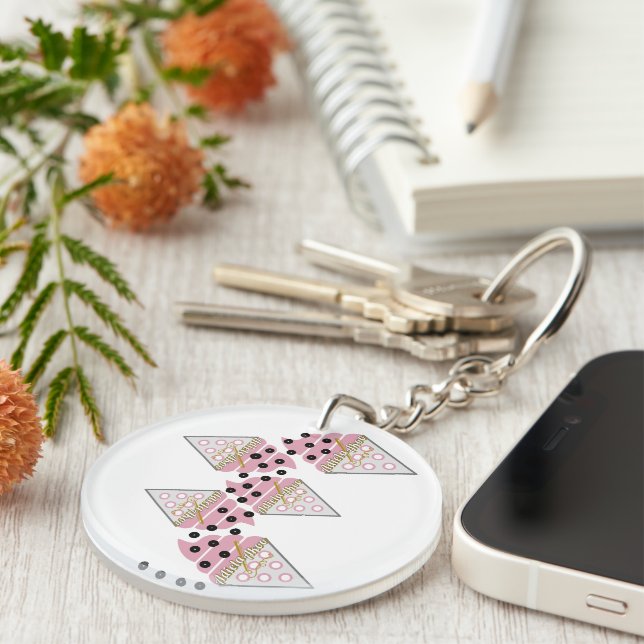 Irresistible Ice Cream Sprinkles Keychain (Front Right)