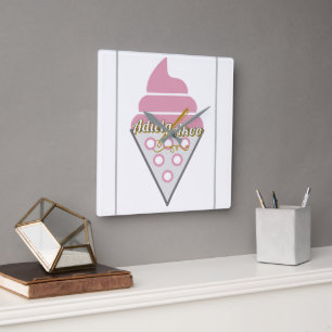 Irresistible Ice Cream Wall Clock by Adiela Akoo