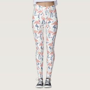 Irresistible pink flamingos  leggings