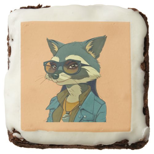 Irresistibly Cute Raccoon Brownies _ A Sweet Trea