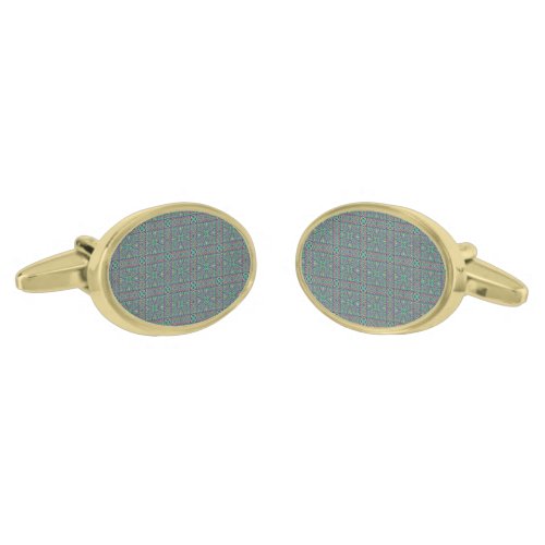 Irresistibly Geometric Oval Square or Round Cufflinks