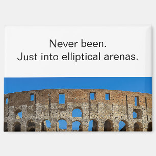 Irreverent Rome Colosseum Travel Refrigerator Magnet
