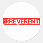 Irreverent Stamp Classic Round Sticker