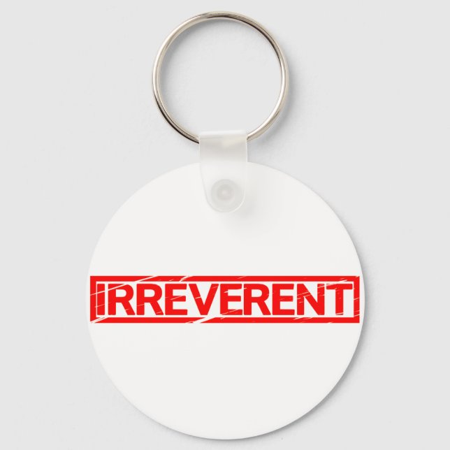 Irreverent Stamp Keychain (Front)