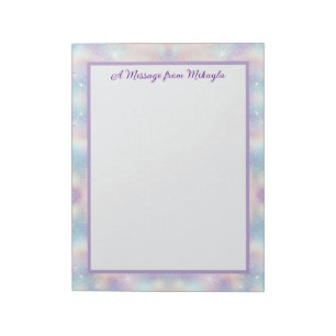 Irridescent Glitter Notepad