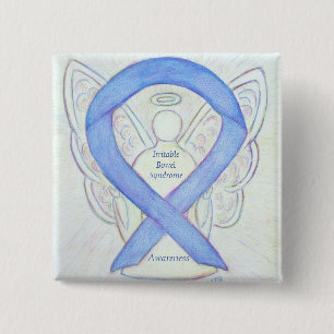 Irritable Bowel Syndrome Awareness Ribbon IBS Pin