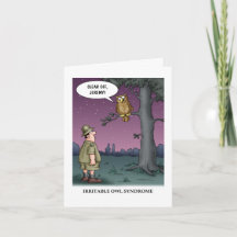 Irritable Owl Syndrome Card