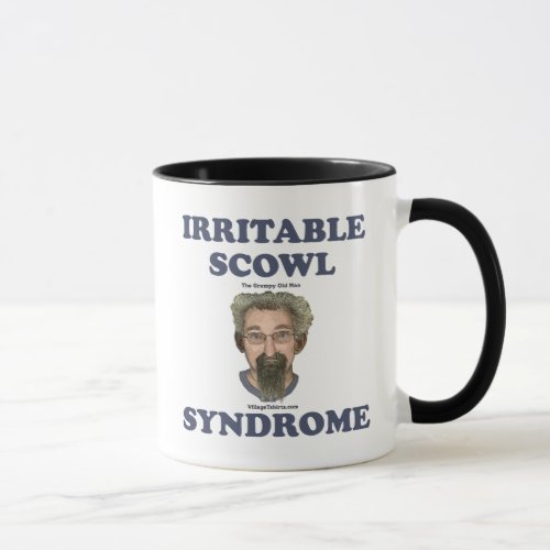 Irritable Scowl Grumpy Old Man Mug